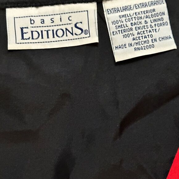 Vintage 90s Basic Editions Halloween Witch Black Cats Bats Jack O Lantern Vest - Picture 4 of 6